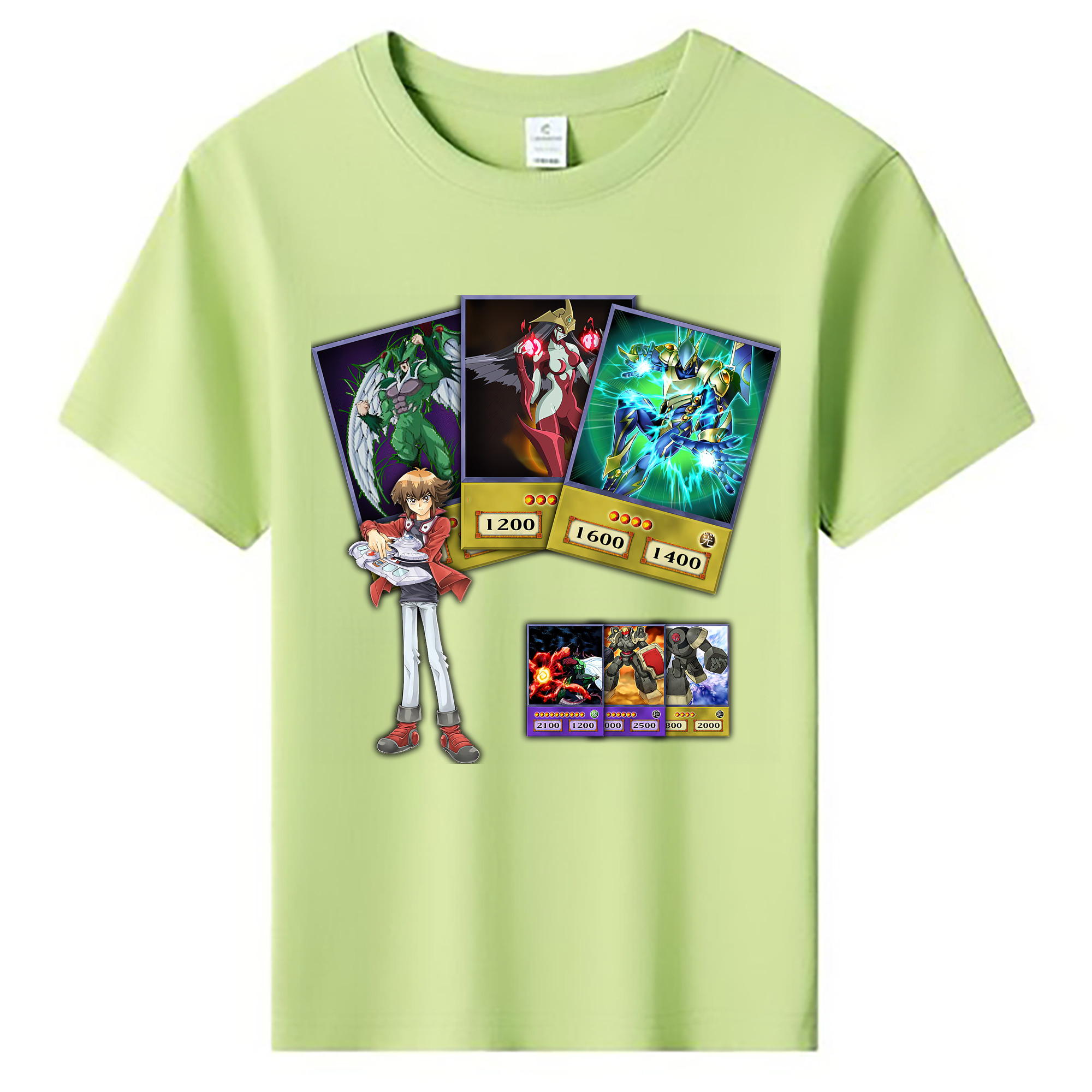 （画像用） 遊☆戯☆王 Yu-Gi-Oh! 綿100％キッズTシャツ（フロントプリント）
